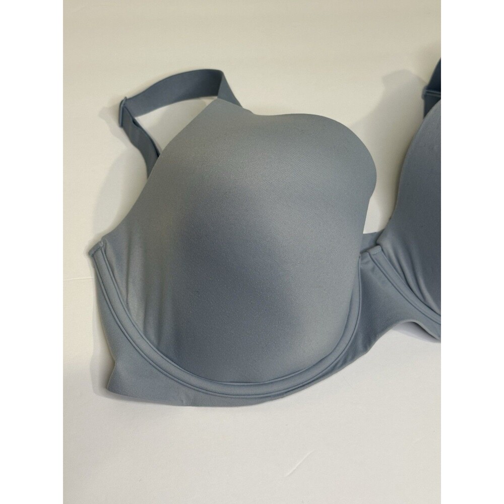 Aerie‎ Full Coverage Blue Underwire real free Bra size 40D intimates smooth - Picture 2 of 11